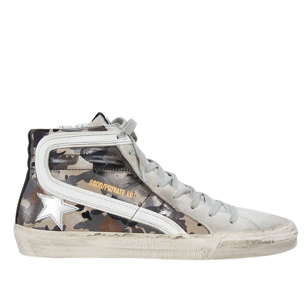 NIB Golden Goose Slide Camo High Top Sneaker